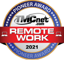 TMCnet Remote Work 2021 logo.