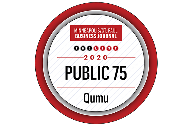 Minneapolis/St. Paul Business Journal 2020 Public 75 seal.
