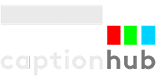 Caption hub logo.