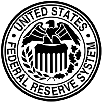 United States Federal Reserve System logo.
